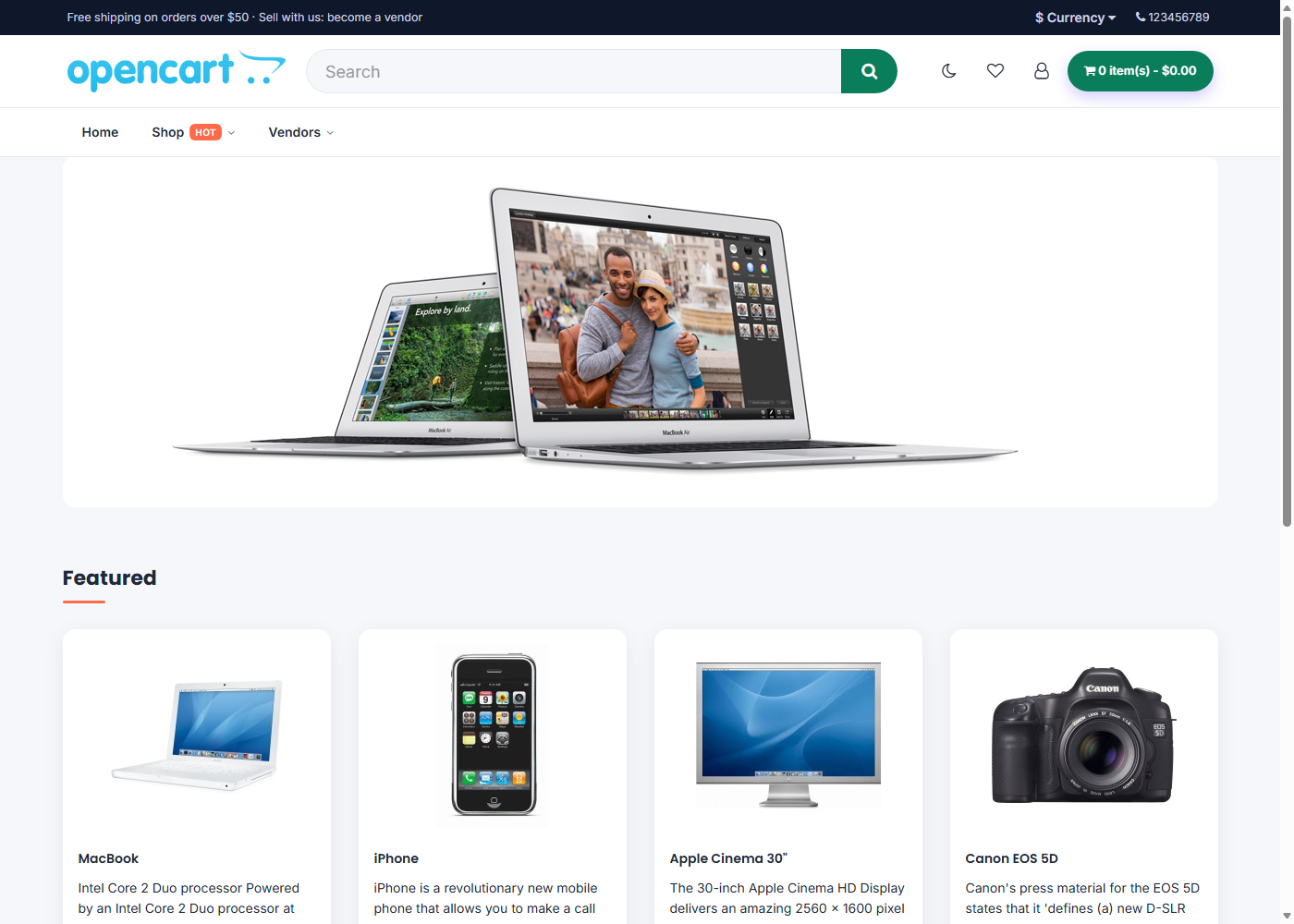 Home page